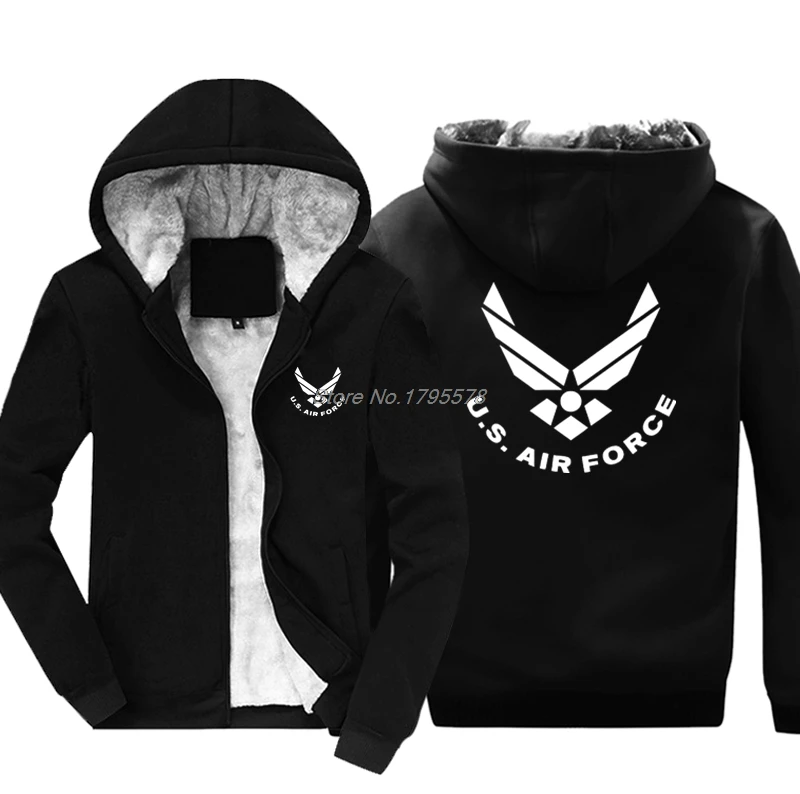 Fashion Casual Men Thicken Hoodie New U.s. Air Force Usaf Small Front Large Back Logo Navy Sweatshirt Cool Jacket Streetwear
Fashion Casual Men Thicken Hoodie New U.s. Air Force Usaf Small Front Large Back Logo Navy Sweatshirt Cool Jacket Streetwear