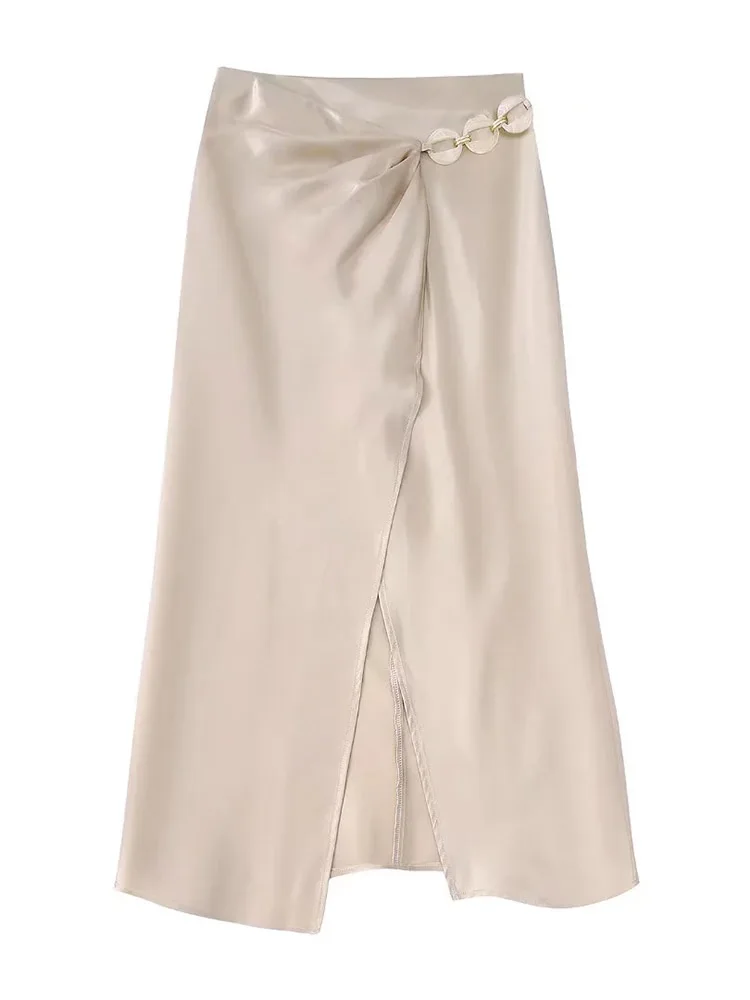 xikom 2022 Women Fashion With Bow Tied Front Slit Midi Skirt Vintage High Waist Back Zipper Female Skirts Mujer
xikom 2022 Women Fashion With Bow Tied Front Slit Midi Skirt Vintage High Waist Back Zipper Female Skirts Mujer