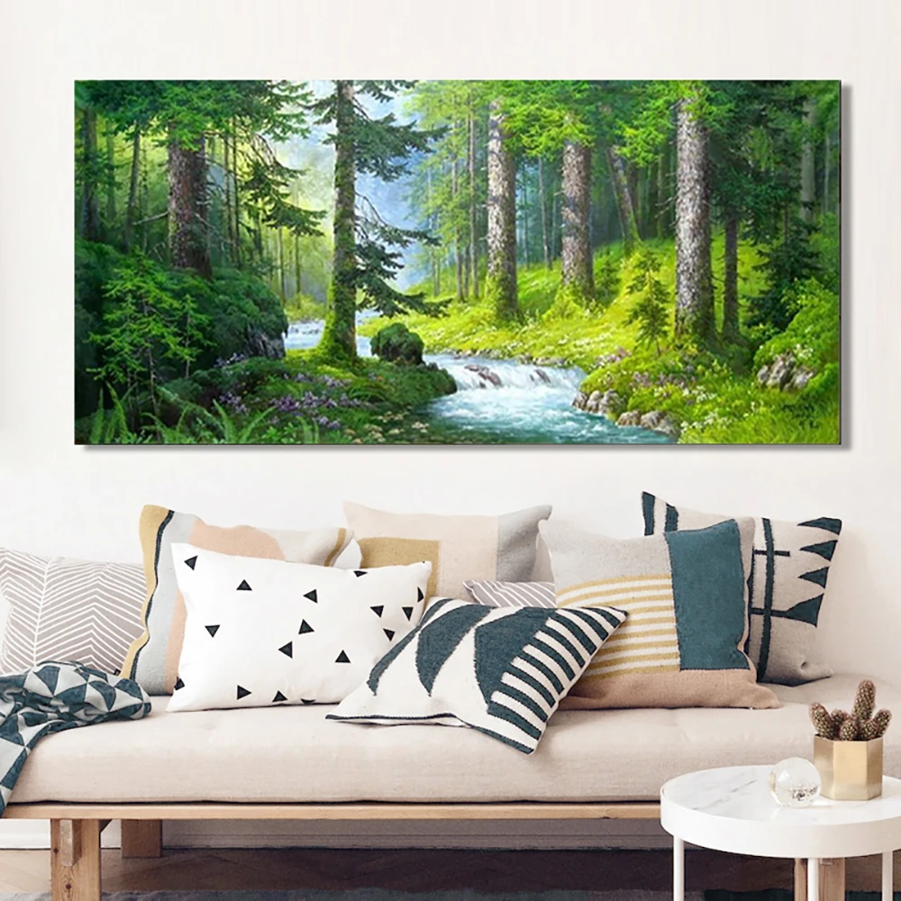 DIY Diamond Painting Kits Early Morning Forest Landscape Cross Stitch Full Diamond Embroidery Living Room Bedroom Art Home Decor
DIY Diamond Painting Kits Early Morning Forest Landscape Cross Stitch Full Diamond Embroidery Living Room Bedroom Art Home Decor