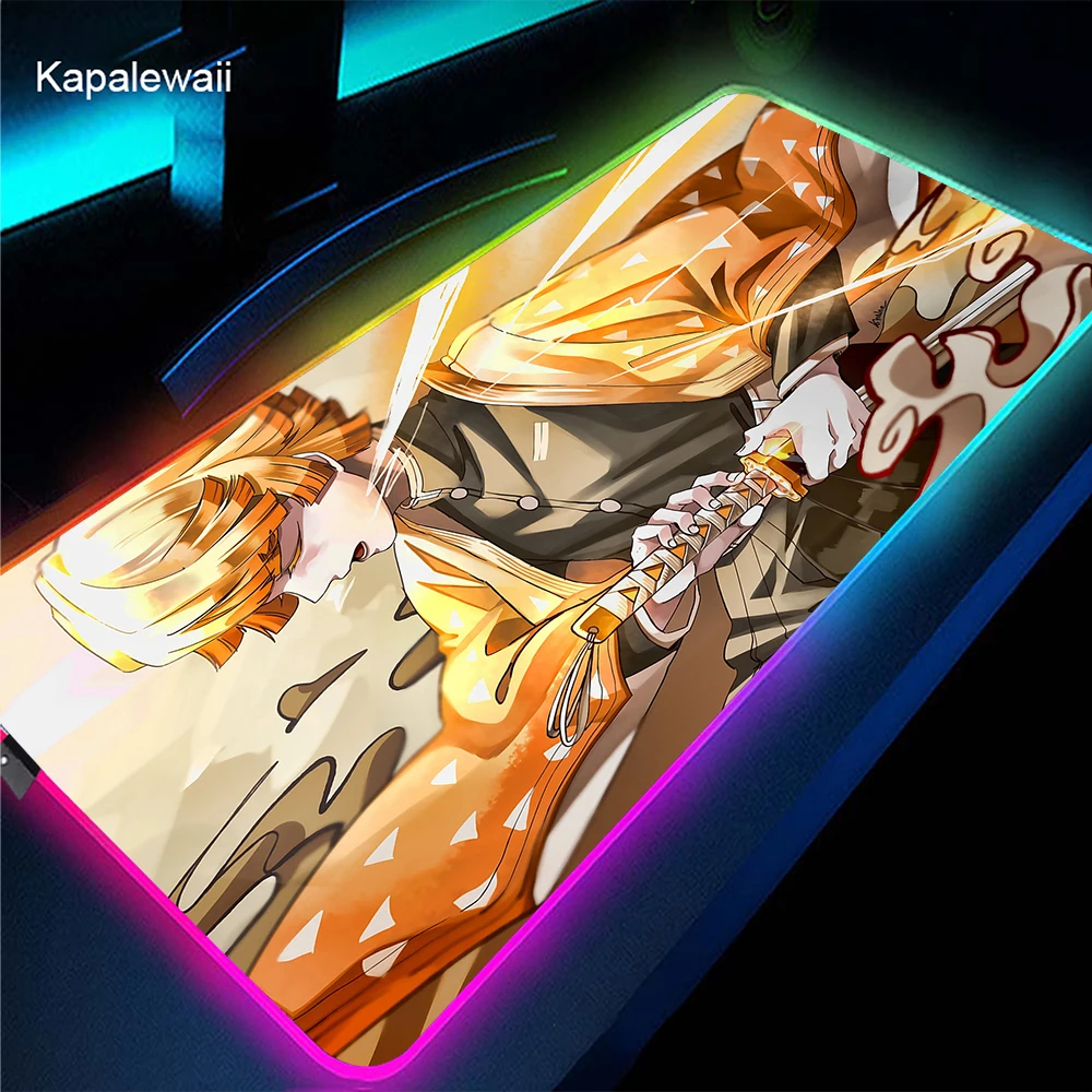 Demon Slayer RGB Mouse Pad Gaming Laptop Game Luminous Pads Mouse Mat Mousepad LED Desk Pad Mousepads Table Carpet Backlight
Demon Slayer RGB Mouse Pad Gaming Laptop Game Luminous Pads Mouse Mat Mousepad LED Desk Pad Mousepads Table Carpet Backlight