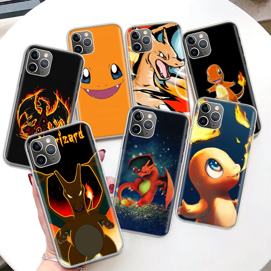 Pokemon Charmander Charizard Coque Phone Case For iPhone 11 Pro Max 12 Mini 13 7 8 Plus X XR XS SE 2020 6 6S 5 5S Apple Soft Cov
Pokemon Charmander Charizard Coque Phone Case For iPhone 11 Pro Max 12 Mini 13 7 8 Plus X XR XS SE 2020 6 6S 5 5S Apple Soft Cov