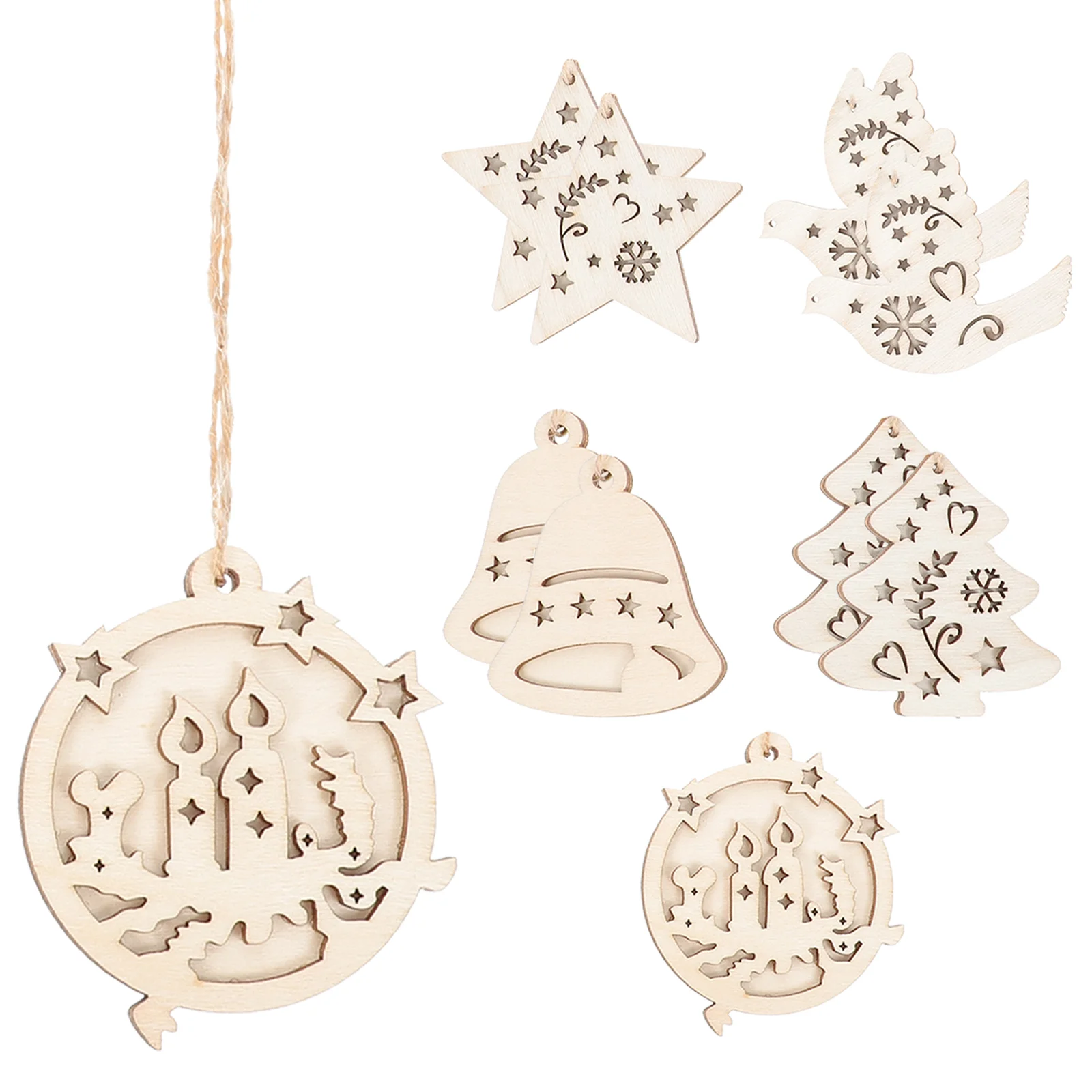 Wood Christmas Blank Xmas Tree Unfinished Ornament Wooden Ornaments Hanging Cutouts Slices Bell Cutout Tag Sign Chips Gift Mini
Wood Christmas Blank Xmas Tree Unfinished Ornament Wooden Ornaments Hanging Cutouts Slices Bell Cutout Tag Sign Chips Gift Mini