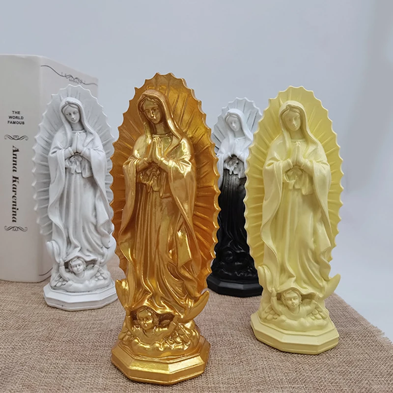 Mexico Madonna Figurines Living Room Religious Figures Resin Crafts North American Style Desktop Decorative Statue Ornaments
Mexico Madonna Figurines Living Room Religious Figures Resin Crafts North American Style Desktop Decorative Statue Ornaments