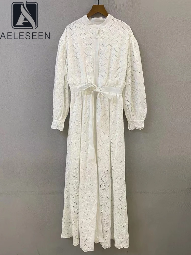 Женское длинное платье с рукавами-фонариками AELESEEN, белое, черное элегантное вечернее платье с перфорацией и оборками, весна-осень
Женское длинное платье с рукавами-фонариками AELESEEN, белое, черное элегантное вечернее платье с перфорацией и оборками, весна-осень