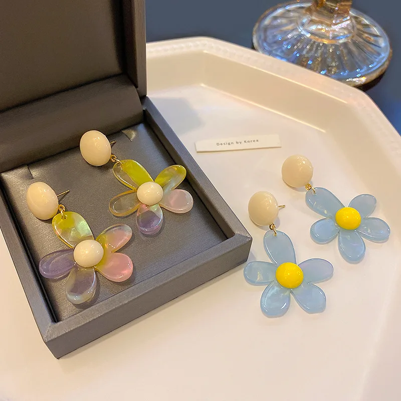 Retro Hip-hop Summer Flower Earrings Female Small Fresh All-match Acrylic Earrings Fashion Temperament Ear Jewelry Wholesale
Retro Hip-hop Summer Flower Earrings Female Small Fresh All-match Acrylic Earrings Fashion Temperament Ear Jewelry Wholesale
