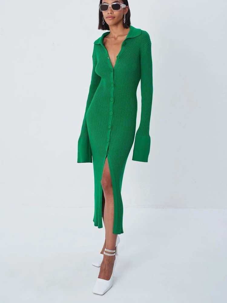 Long Sleeve Elegant Tight Knit Maxi Dress Women Autumn Winter Solid Color V Neck Sweet Korean Vintage Long Sweater Dresses 2022
Long Sleeve Elegant Tight Knit Maxi Dress Women Autumn Winter Solid Color V Neck Sweet Korean Vintage Long Sweater Dresses 2022