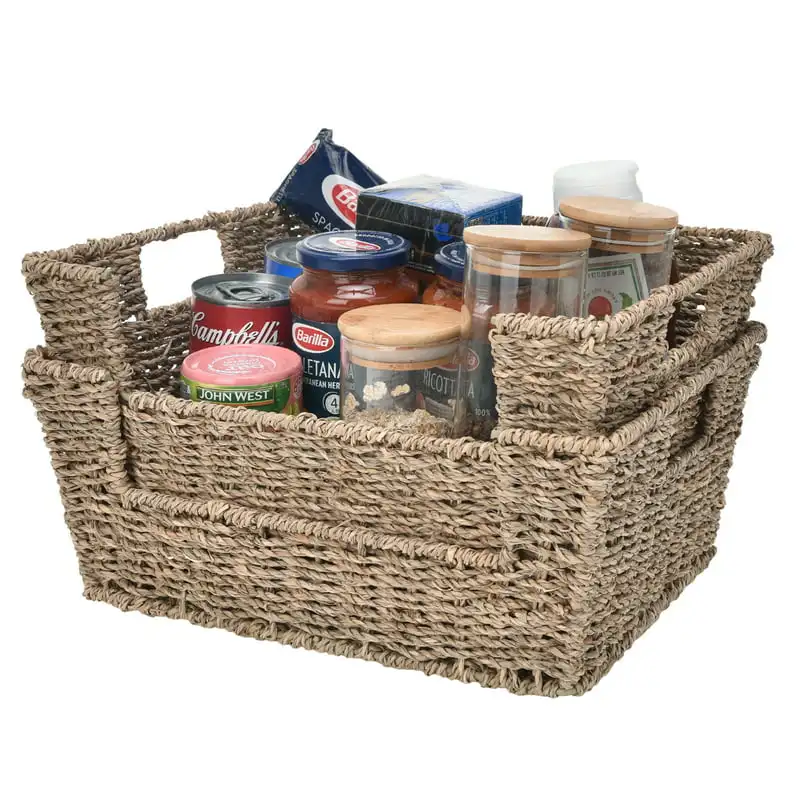 free shipping Hand Woven Seagrass Storage Basket with Iron Wire Frame, Open Front Woven Wicker Storage Baskets, Natural, 13.8”
free shipping Hand Woven Seagrass Storage Basket with Iron Wire Frame, Open Front Woven Wicker Storage Baskets, Natural, 13.8”
