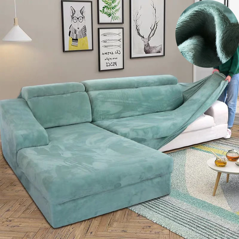 Velvet Plush L Shaped Sofa Cover for Living Room Elastic Furniture Couch Slipcover Chaise Longue Corner Sofa Cover Stretch
Velvet Plush L Shaped Sofa Cover for Living Room Elastic Furniture Couch Slipcover Chaise Longue Corner Sofa Cover Stretch
