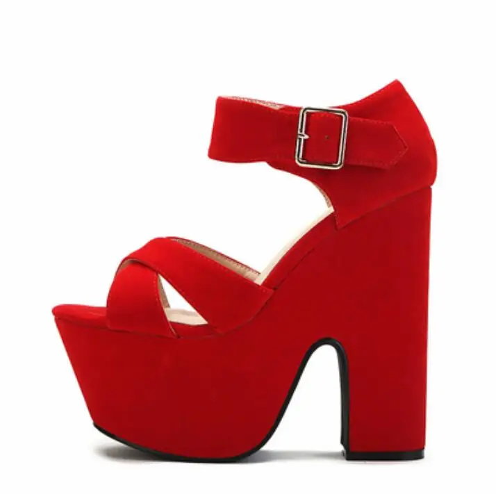 Босоножки женские замшевые на высокой платформе, пикантные сандалии на квадратном каблуке 15 см, с толстыми перекрестными ремешками, цвет че...
Босоножки женские замшевые на высокой платформе, пикантные сандалии на квадратном каблуке 15 см, с толстыми перекрестными ремешками, цвет че...