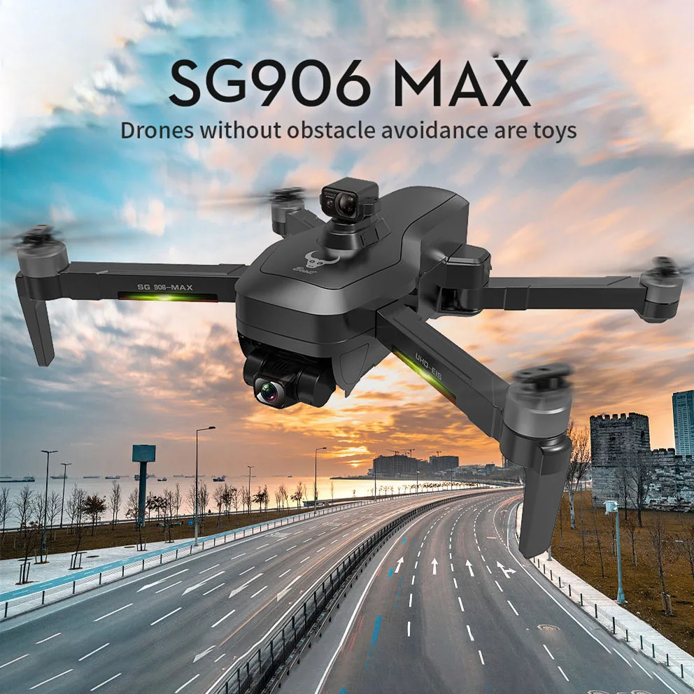 SG906 MAX / Pro 2 Professional FPV 4K Camera Drone with 3-Axis Gimbal 3KM Brushless GPS Quadcopter Obstacle Avoidance RC Dron
SG906 MAX / Pro 2 Professional FPV 4K Camera Drone with 3-Axis Gimbal 3KM Brushless GPS Quadcopter Obstacle Avoidance RC Dron