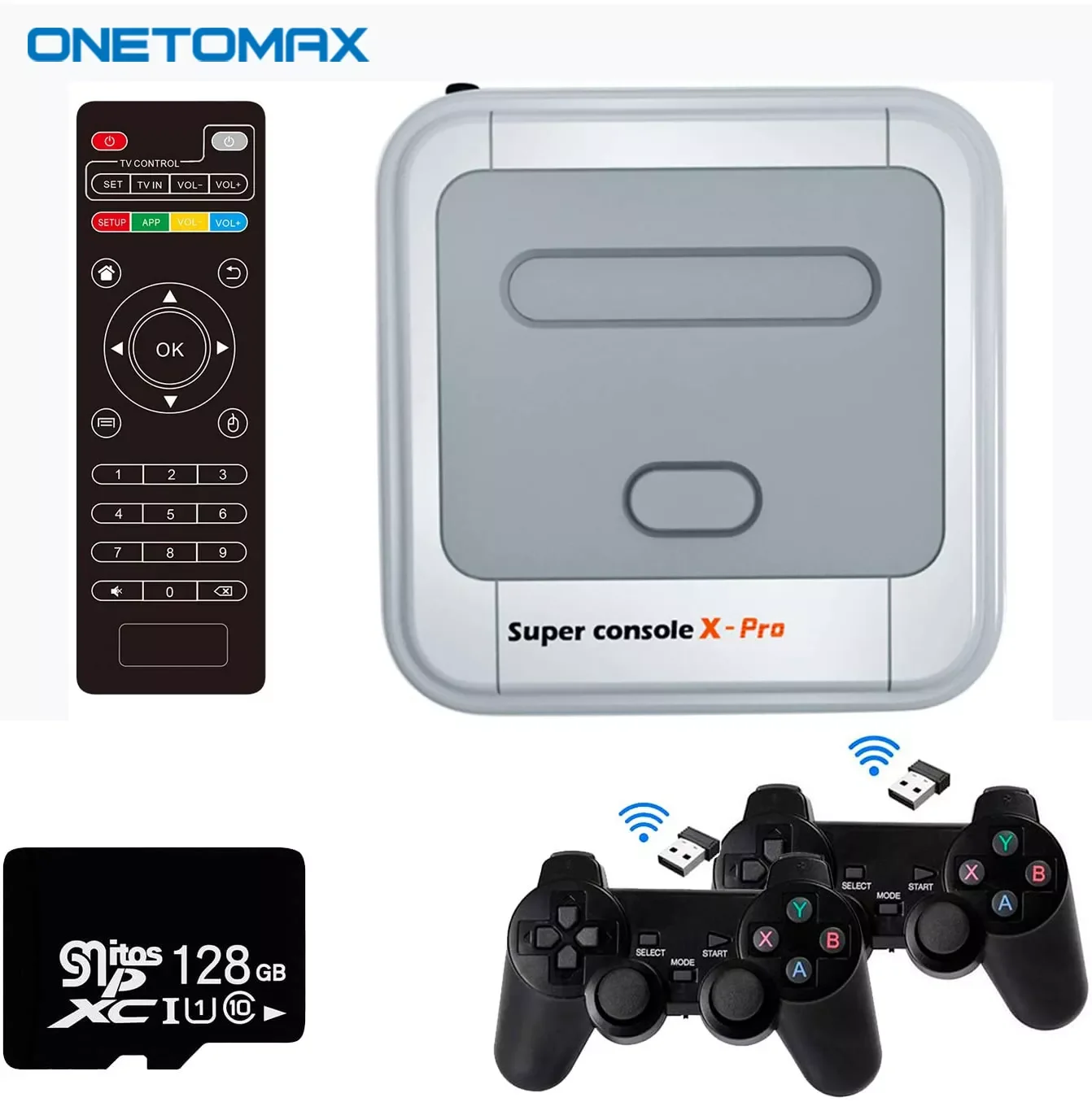 Retro Game Console X Pro 50+Emulator Amlogic S905X WiFi 50000+ Games HDMI-compatible 4K TV Box Video Game Player For PS1/N64/DC
Retro Game Console X Pro 50+Emulator Amlogic S905X WiFi 50000+ Games HDMI-compatible 4K TV Box Video Game Player For PS1/N64/DC