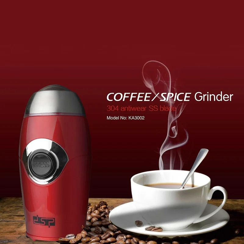 Electric Coffee Grinder for Home Stainless Steel Blade Coffee Bean Grinder Electric Button Fully Automatic Cafetera Electrica A
Electric Coffee Grinder for Home Stainless Steel Blade Coffee Bean Grinder Electric Button Fully Automatic Cafetera Electrica A
