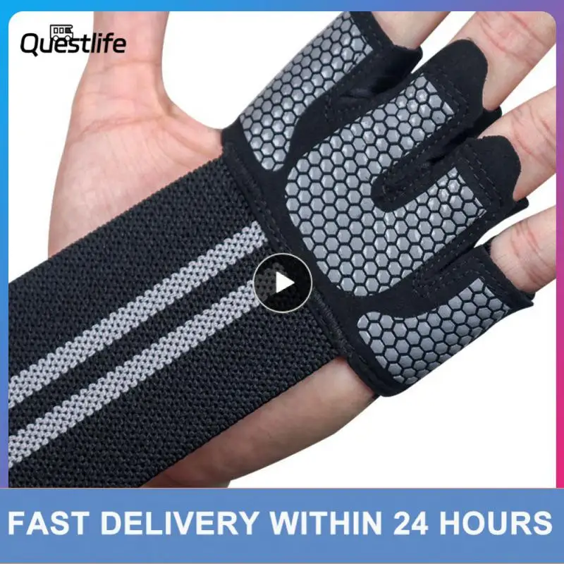 New Half Finger Fitness Gloves SDKD Adult Universal Handguards With Sports Wrist Gloves
New Half Finger Fitness Gloves SDKD Adult Universal Handguards With Sports Wrist Gloves