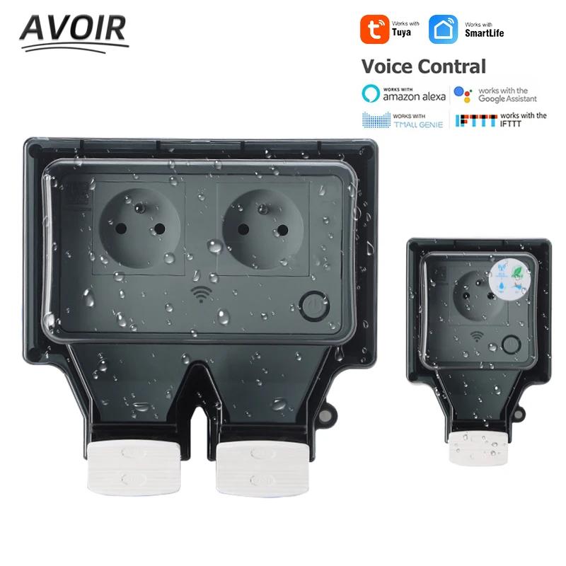 Avoir FR French Outdoor Weatherproof Socket Cover Flush Tuya Wifi Smart Electrical Sockets With Timer Waterproof Power Socket
Avoir FR French Outdoor Weatherproof Socket Cover Flush Tuya Wifi Smart Electrical Sockets With Timer Waterproof Power Socket