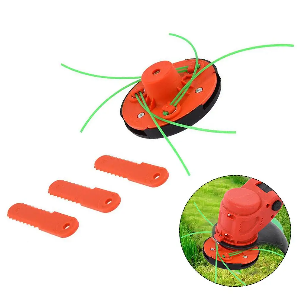 Universal T-rimmer Head Replacement Gas Electric Eate 3 Plastic Blades For M10 X 1.25 Left Hand Thread Straight Shaft
Universal T-rimmer Head Replacement Gas Electric Eate 3 Plastic Blades For M10 X 1.25 Left Hand Thread Straight Shaft