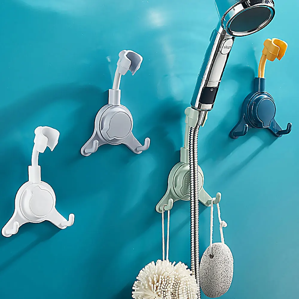 360 Shower Head Holder Adjustable Self-Adhesive Showerhead Bracket Wall Mount Shower Head Rack with 2 Hooks Universal Use
360 Shower Head Holder Adjustable Self-Adhesive Showerhead Bracket Wall Mount Shower Head Rack with 2 Hooks Universal Use