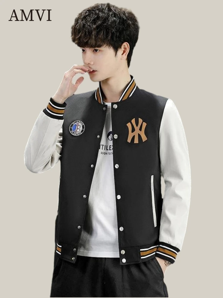 New Jacket Men Coat American Retro Jackets Baseball Uniform Coats Fashion Clothing Athletic Casual Jacket Loose Wear Trend Coat
New Jacket Men Coat American Retro Jackets Baseball Uniform Coats Fashion Clothing Athletic Casual Jacket Loose Wear Trend Coat