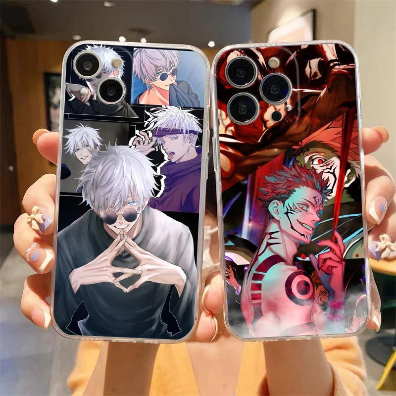 Hot Anime Jujutsu Kaisen Transparent Phone Case For iPhone 15 14 13 12 Mini 11 Pro Max XS X XR 7 8 Plus Clear Shockproof Cover
Hot Anime Jujutsu Kaisen Transparent Phone Case For iPhone 15 14 13 12 Mini 11 Pro Max XS X XR 7 8 Plus Clear Shockproof Cover
