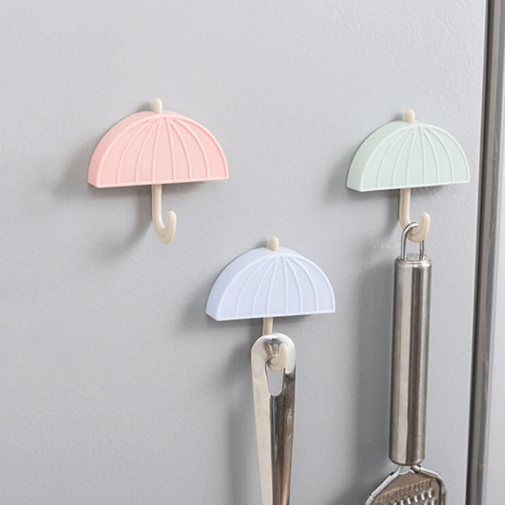 3PCS Umbrella Shape Magnetic Hooks Removable Decorative Fridge Sticker Refrigerator Message Magnet Coat Hanger Key Holder
3PCS Umbrella Shape Magnetic Hooks Removable Decorative Fridge Sticker Refrigerator Message Magnet Coat Hanger Key Holder