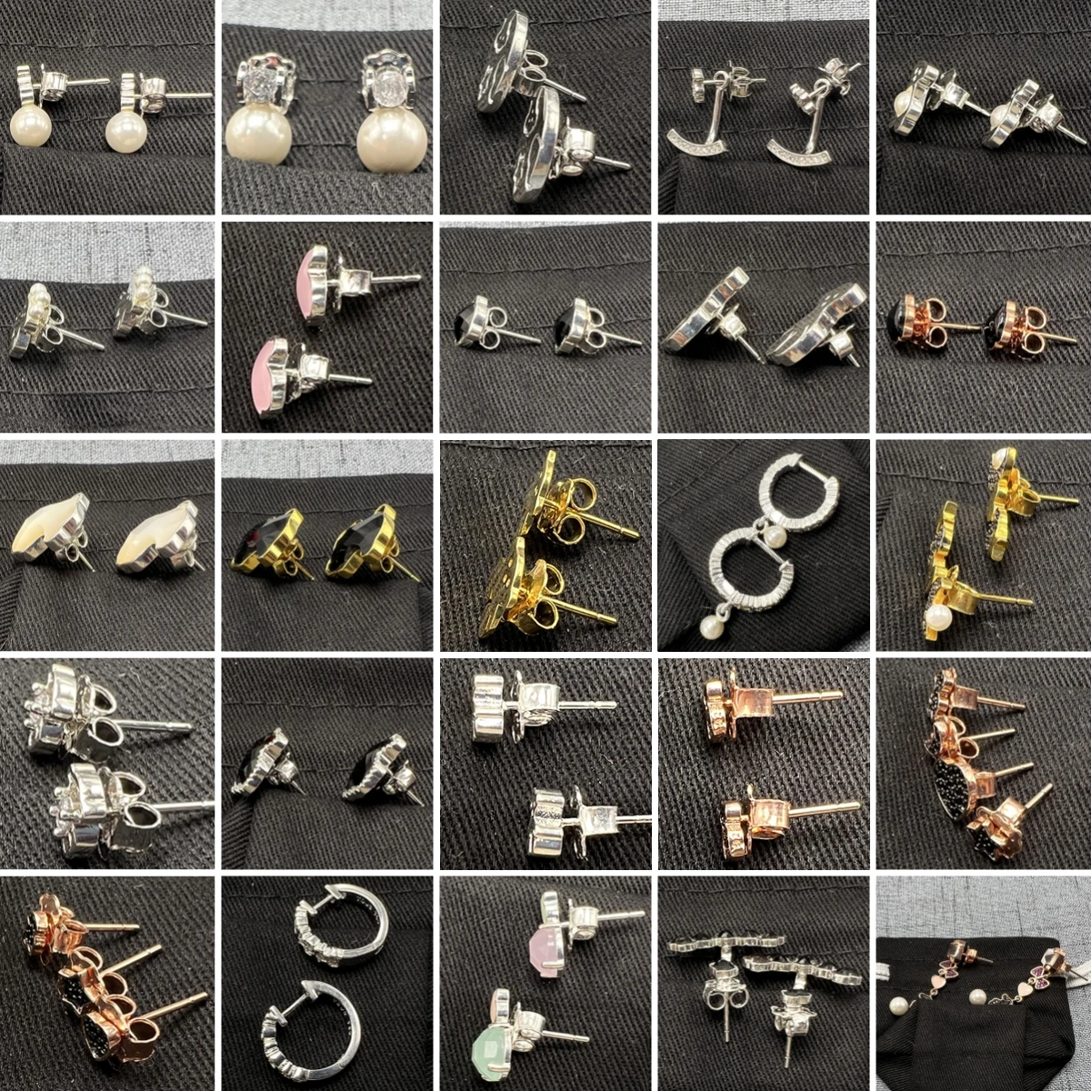Women's earrings, Spanish bear jewelry with original logo. With bag 925 silver fashionable pearl gemstone luxury high-end trend
Women's earrings, Spanish bear jewelry with original logo. With bag 925 silver fashionable pearl gemstone luxury high-end trend