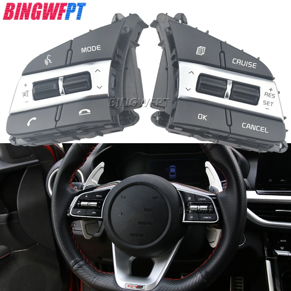 Multifunction Steering Wheel Button Bluetooth For KIA Sportager 2.0 2018-2020 Audio Volume Speed Cruise Control Buttons Switch
Multifunction Steering Wheel Button Bluetooth For KIA Sportager 2.0 2018-2020 Audio Volume Speed Cruise Control Buttons Switch