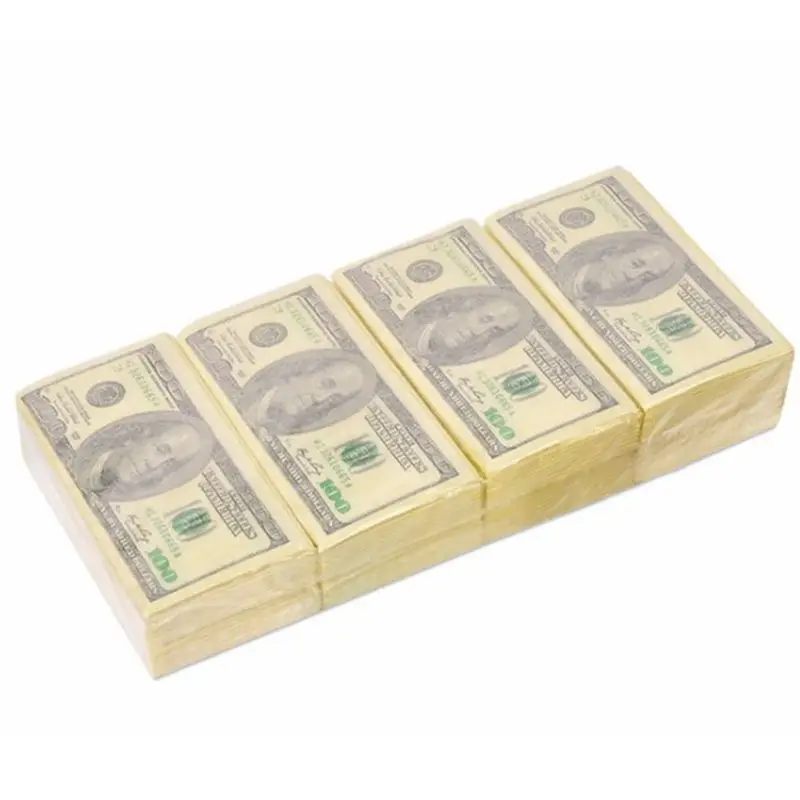 8 Packs Napkin Paper 100 Dollar for RAW Wood Pulp for FACIAL Tissue Handkerchief
8 Packs Napkin Paper 100 Dollar for RAW Wood Pulp for FACIAL Tissue Handkerchief