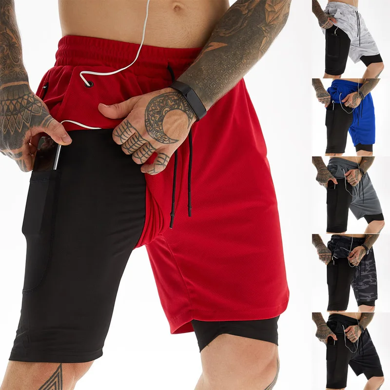 2022 Sport Shorts Men Sportswear Double-deck Running Shorts 2 In 1 Beach Bottoms Summer Gym Fitness Training Jogging Short Pants
2022 Sport Shorts Men Sportswear Double-deck Running Shorts 2 In 1 Beach Bottoms Summer Gym Fitness Training Jogging Short Pants
