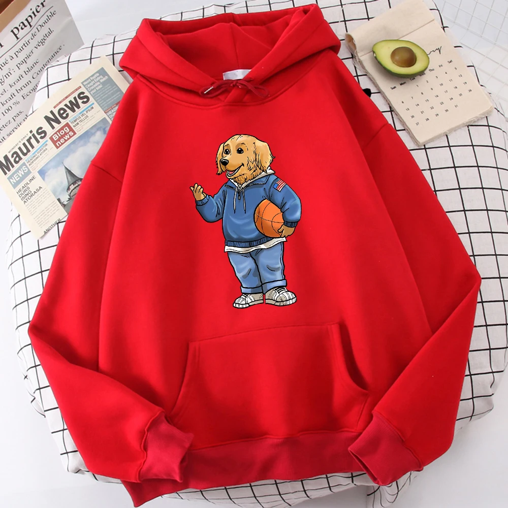 Golden Retriever Basketball Player Man Hoodie Fashion Casual Tracksuit Comfortable Outdoor Streetwear All-Match Designer Hoodies
Golden Retriever Basketball Player Man Hoodie Fashion Casual Tracksuit Comfortable Outdoor Streetwear All-Match Designer Hoodies