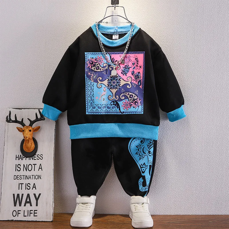 Fashion Kids Clothes Set Toddler Baby Boy Girl Minium Blue Pattern Casual Tops + Pants 2pcs Baby Boy Tracksuits Clothing Outfit
Fashion Kids Clothes Set Toddler Baby Boy Girl Minium Blue Pattern Casual Tops + Pants 2pcs Baby Boy Tracksuits Clothing Outfit