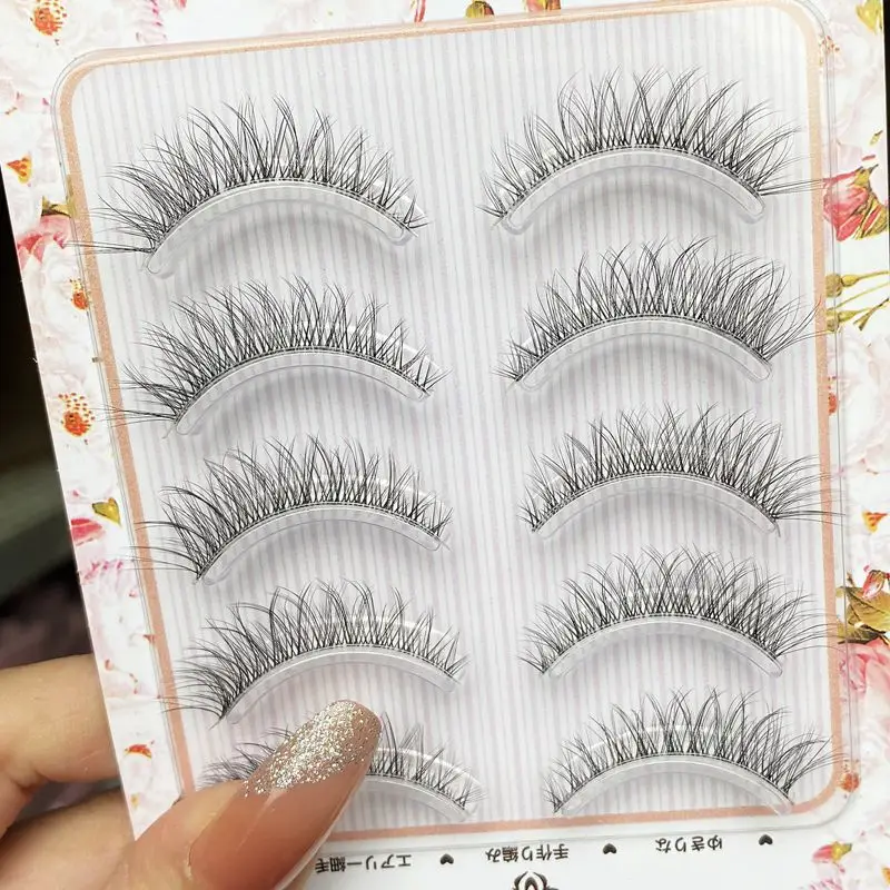 Yokpn Transparent Stem Supernatural Fake Eyelashes 4D Cross Eye End Long Lashes Soft Thick Plain Eyelashes Big Eye Nude Makeup
Yokpn Transparent Stem Supernatural Fake Eyelashes 4D Cross Eye End Long Lashes Soft Thick Plain Eyelashes Big Eye Nude Makeup