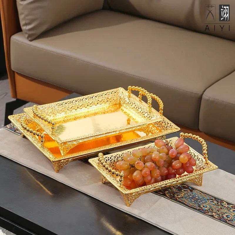 gold with handle Candy Fruit plate European Creative Snack tray Melons Seeds Metal Sugar Packed Fruit bread Plate W4785
gold with handle Candy Fruit plate European Creative Snack tray Melons Seeds Metal Sugar Packed Fruit bread Plate W4785