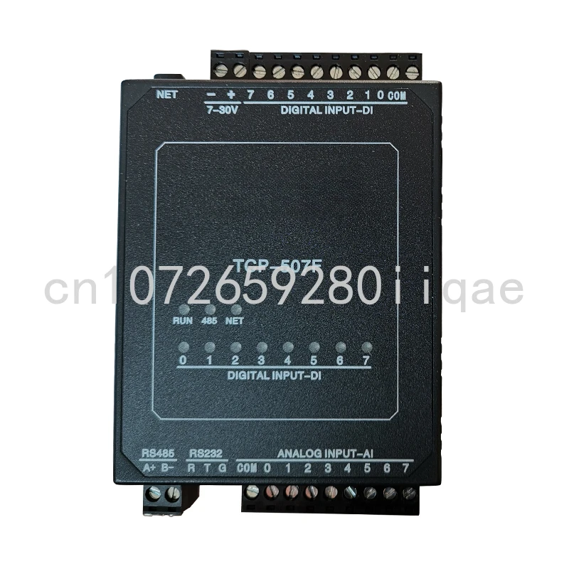 Ethernet module 8AI8DI industrial acquisition control module ModbusRTU TCP UDP protocol IO unit 
Ethernet module 8AI8DI industrial acquisition control module ModbusRTU TCP UDP protocol IO unit