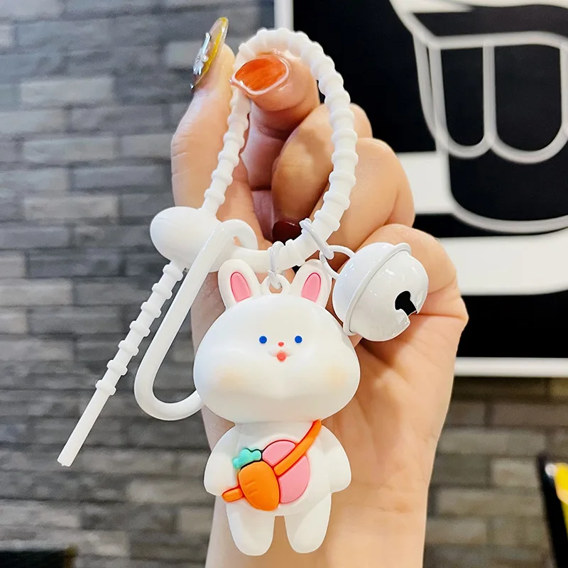 Cartoon Twist Kink Animal Doll Pendant Exquisite Cute Little White Rabbit Car Key Chain Fashion Twist Buckle Bag PVC Small Gift
Cartoon Twist Kink Animal Doll Pendant Exquisite Cute Little White Rabbit Car Key Chain Fashion Twist Buckle Bag PVC Small Gift
