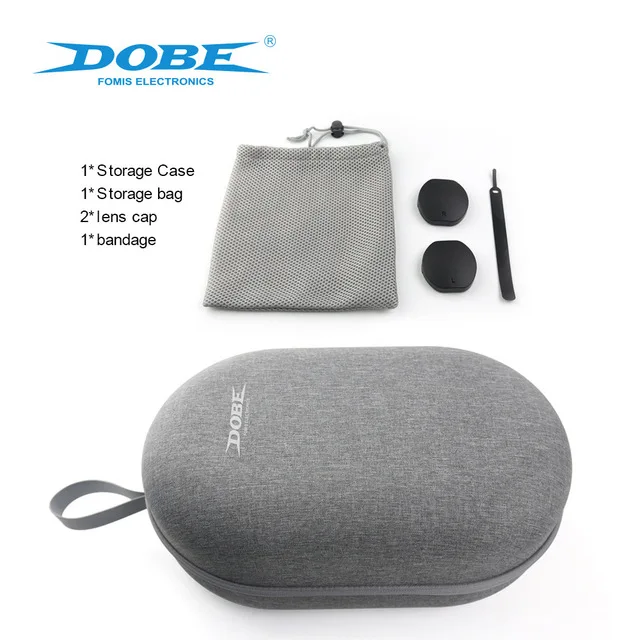 For PS VR2 storage bag set includes lens protection cover+storage bag+bandage to store VR helmet VR handle protection hard bag
For PS VR2 storage bag set includes lens protection cover+storage bag+bandage to store VR helmet VR handle protection hard bag