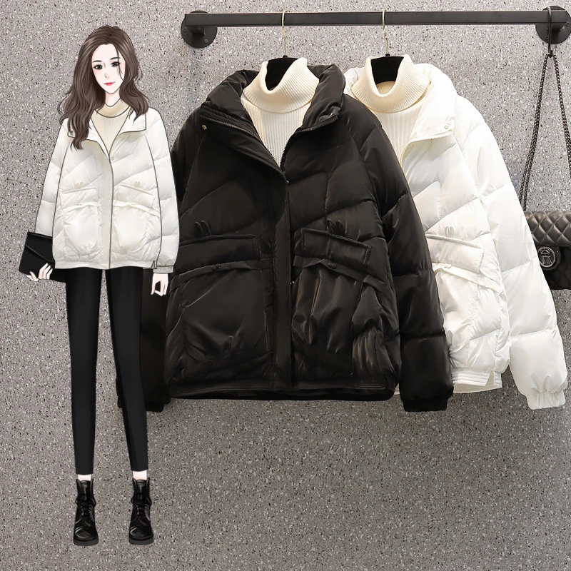 Женские хлопковые куртки с высоким воротником M ~ 4xl, новинка 2022, зимнее пальто большого размера, нишевой дизайн, однотонная одежда с подкладкой, женские топы
Женские хлопковые куртки с высоким воротником M ~ 4xl, новинка 2022, зимнее пальто большого размера, нишевой дизайн, однотонная одежда с подкладкой, женские топы