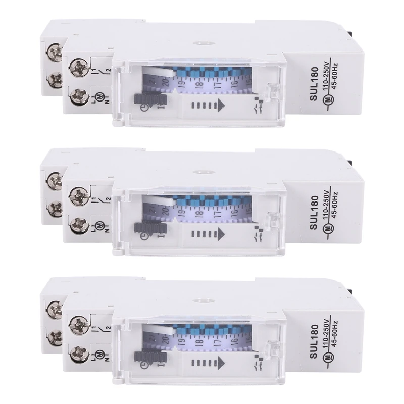 3X SUL180A 15 Minutes Mechanical Timer 24 Hours Programmable Din Rail Timer Time Switch Relay Analysis Instruments
3X SUL180A 15 Minutes Mechanical Timer 24 Hours Programmable Din Rail Timer Time Switch Relay Analysis Instruments
