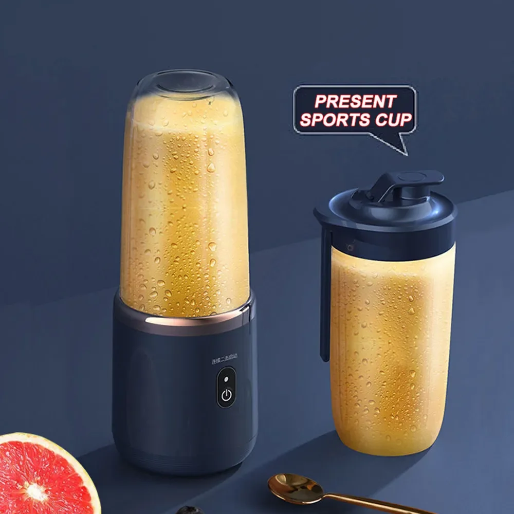 

blades Juicer Cup Juicer Fruit Juice Cup USB Charging Fruit Squeezer Blender Food Mixer Ice Crusher Plastic Juicer Machine