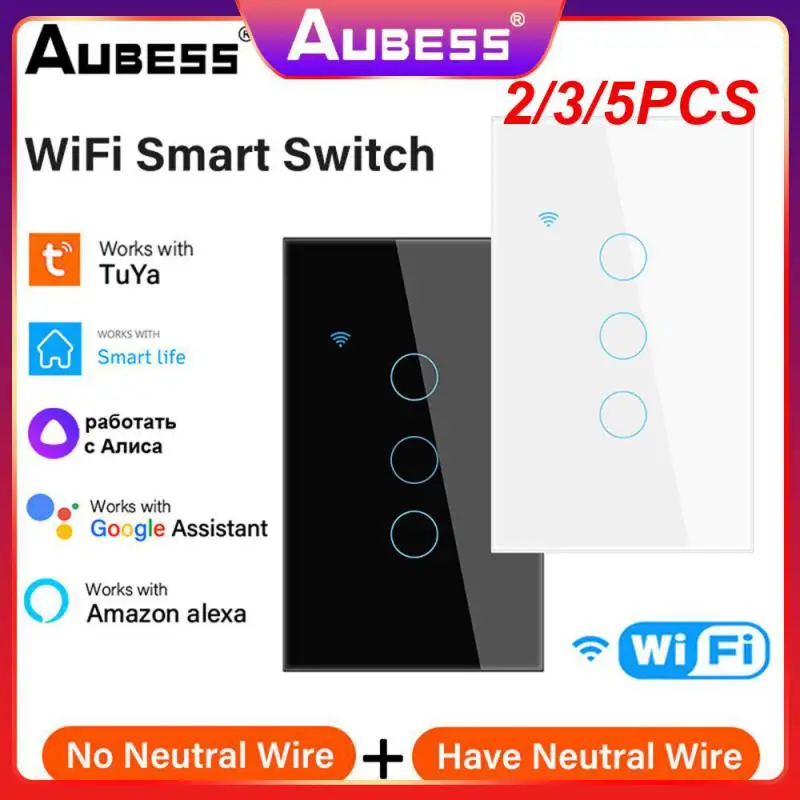 2/3/5PCS Smart Switch Tempered Glass Multi-function Smart Remote Control Support Alexa Google Home Neutral Wire/no Neutral Wire
2/3/5PCS Smart Switch Tempered Glass Multi-function Smart Remote Control Support Alexa Google Home Neutral Wire/no Neutral Wire