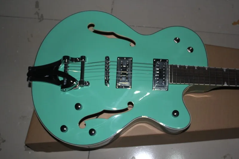 Chinese guitar factory custom New Gret 6120 Model Jazz Electric Guitar Semi Hollow Body 417
Chinese guitar factory custom New Gret 6120 Model Jazz Electric Guitar Semi Hollow Body 417