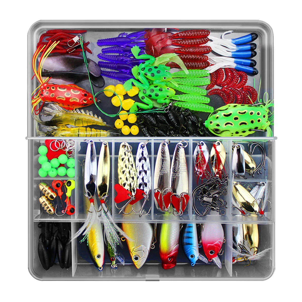 141PCS Baits Set for Freshwater Bait Tackle Kit Multi-Layer Baits Fishing Baits Fishing Accessories
141PCS Baits Set for Freshwater Bait Tackle Kit Multi-Layer Baits Fishing Baits Fishing Accessories