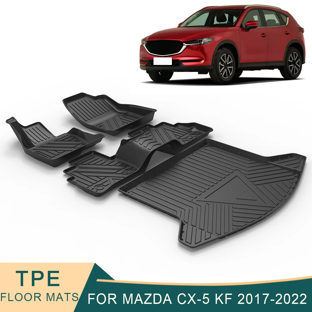 Автомобильные коврики для Mazda CX-5 KF 2017-2022, всесезонные коврики из ТПЭ без запаха, водонепроницаемые коврики для подноса, аксессуары для интер...
Автомобильные коврики для Mazda CX-5 KF 2017-2022, всесезонные коврики из ТПЭ без запаха, водонепроницаемые коврики для подноса, аксессуары для интер...