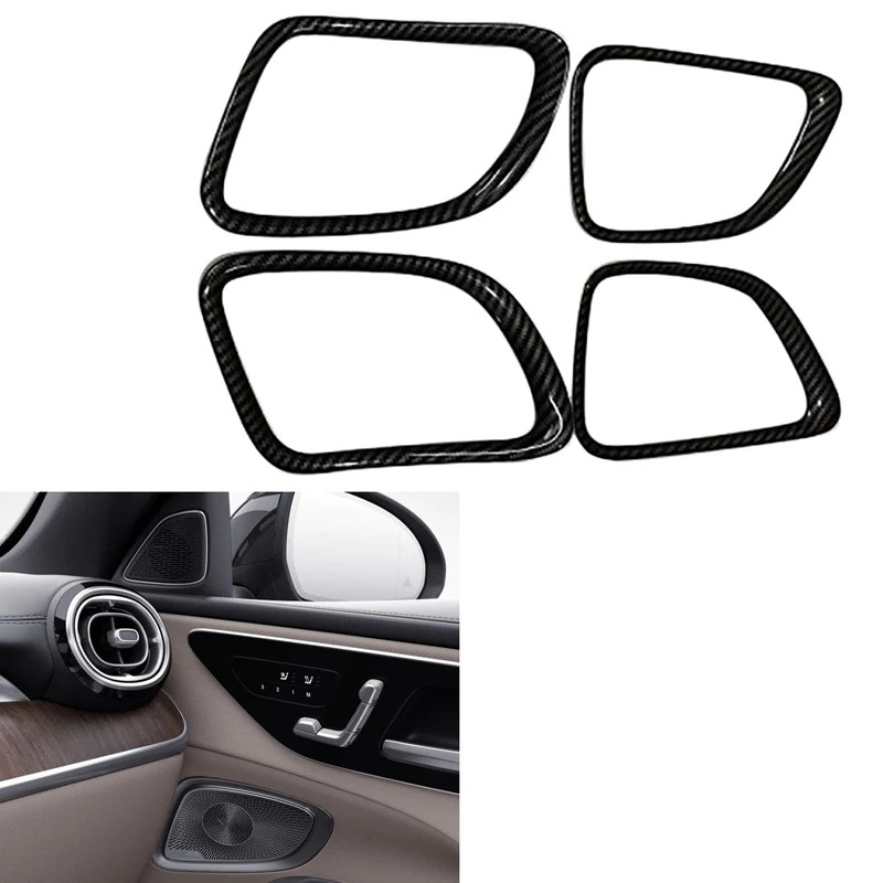 4Pcs Carbon Fiber Side Door Audio Speaker Cover Decorative Ring Cover Trims for Mercedes Benz C-Class W206 2021 2022
4Pcs Carbon Fiber Side Door Audio Speaker Cover Decorative Ring Cover Trims for Mercedes Benz C-Class W206 2021 2022