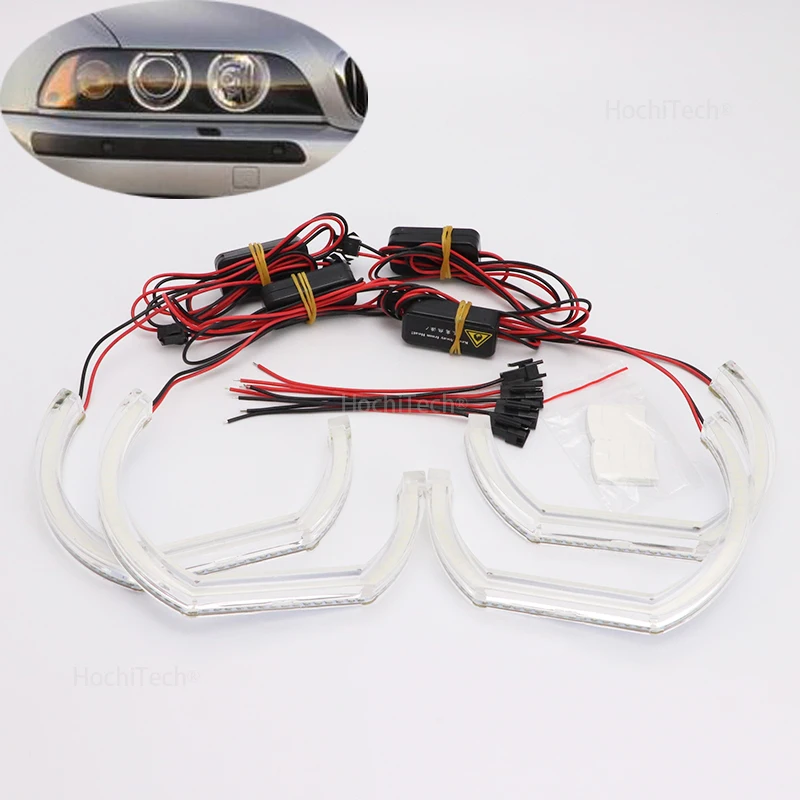 Для BMW 5 серии E39 OEM 2001 2002 2003 Отличный стиль DTM M4 Ультра яркие светодиодные кольца «ангельские глазки» DRL Аксессуары для модернизации 
Для BMW 5 серии E39 OEM 2001 2002 2003 Отличный стиль DTM M4 Ультра яркие светодиодные кольца «ангельские глазки» DRL Аксессуары для модернизации