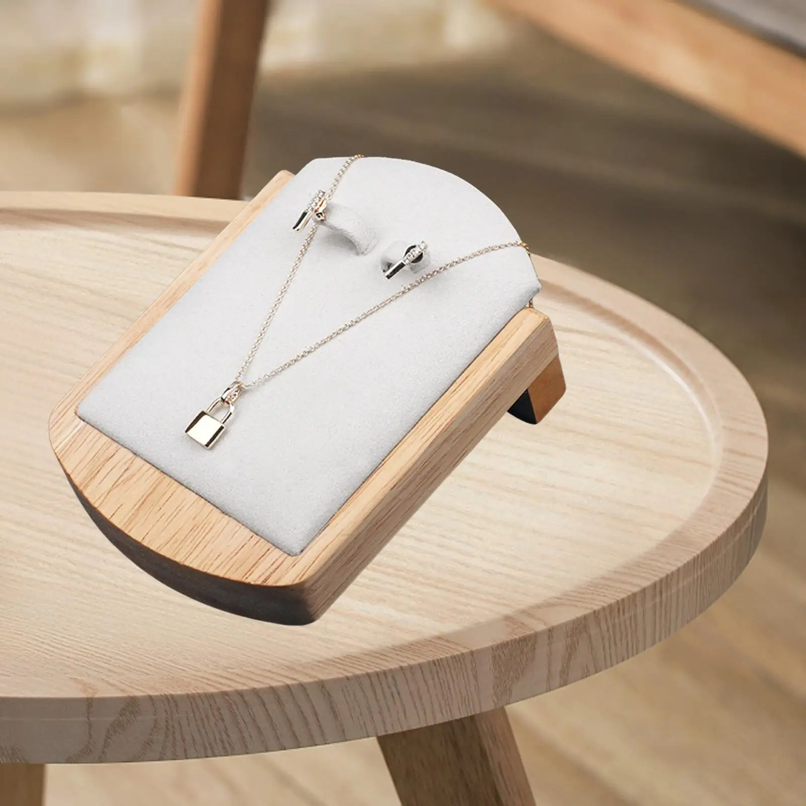 Earrings Display Rack Wooden Pendant Necklace Holder for Stud Earring Bracelet Necklace Ring Desk Tabletop Desktop Jewelry Store
Earrings Display Rack Wooden Pendant Necklace Holder for Stud Earring Bracelet Necklace Ring Desk Tabletop Desktop Jewelry Store
