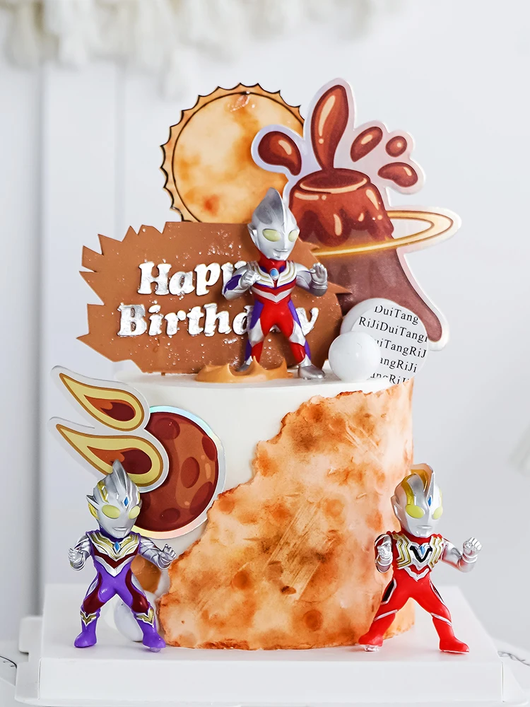 Cake Topper Genuine Digatriga Ultraman Doll Ornament Fighting Light of The Giant Boy Happy Birthday Cake Decoration Inserts
Cake Topper Genuine Digatriga Ultraman Doll Ornament Fighting Light of The Giant Boy Happy Birthday Cake Decoration Inserts