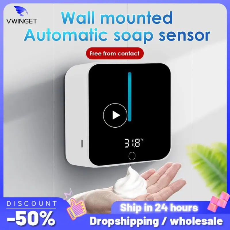 1/2/3PCS Wall mounted foam washing mobile phone household charging automatic induction soap dispenser Smart Home Automation 
1/2/3PCS Wall mounted foam washing mobile phone household charging automatic induction soap dispenser Smart Home Automation