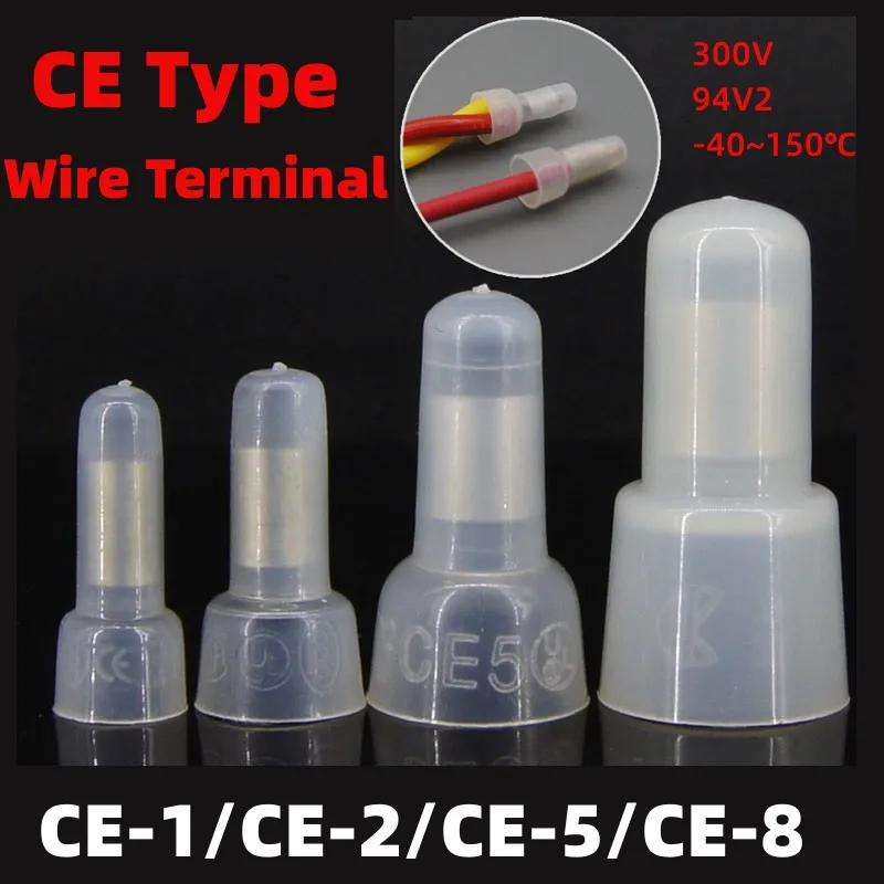 50/100pcs CE Type CE-1 CE-2 CE-5 CE-8 Wire Terminal Pressure Line Nylon66 Closed End Caps Connector Car Audio Cable Crimp Splice
50/100pcs CE Type CE-1 CE-2 CE-5 CE-8 Wire Terminal Pressure Line Nylon66 Closed End Caps Connector Car Audio Cable Crimp Splice