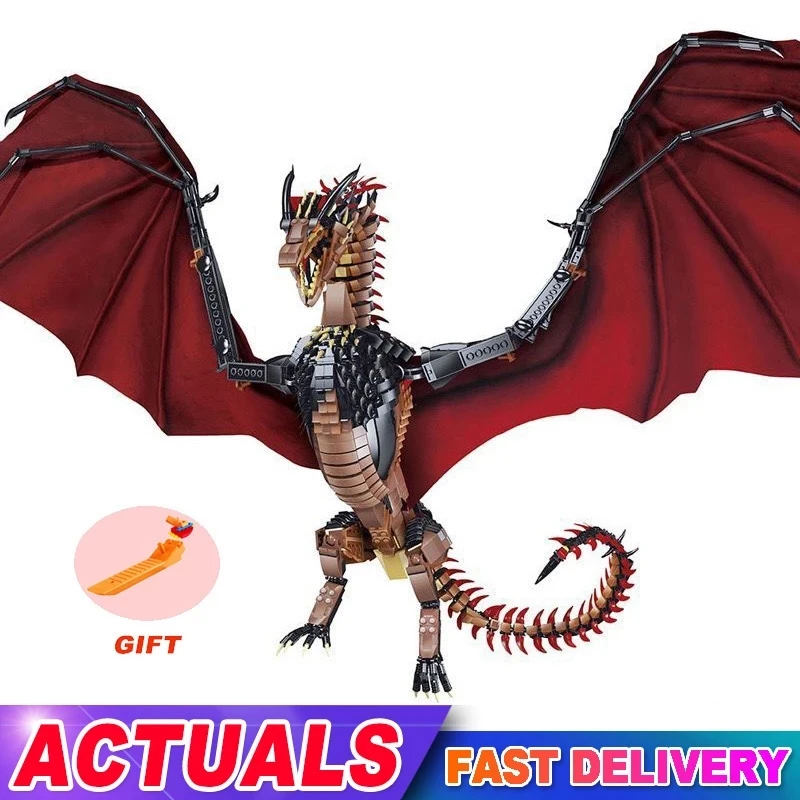 New 2022 Flame Giant Dragon Flying Battle Building Blocks Educational Bricks Classic Movie Model Kids Toys Boy For Children Gift
New 2022 Flame Giant Dragon Flying Battle Building Blocks Educational Bricks Classic Movie Model Kids Toys Boy For Children Gift