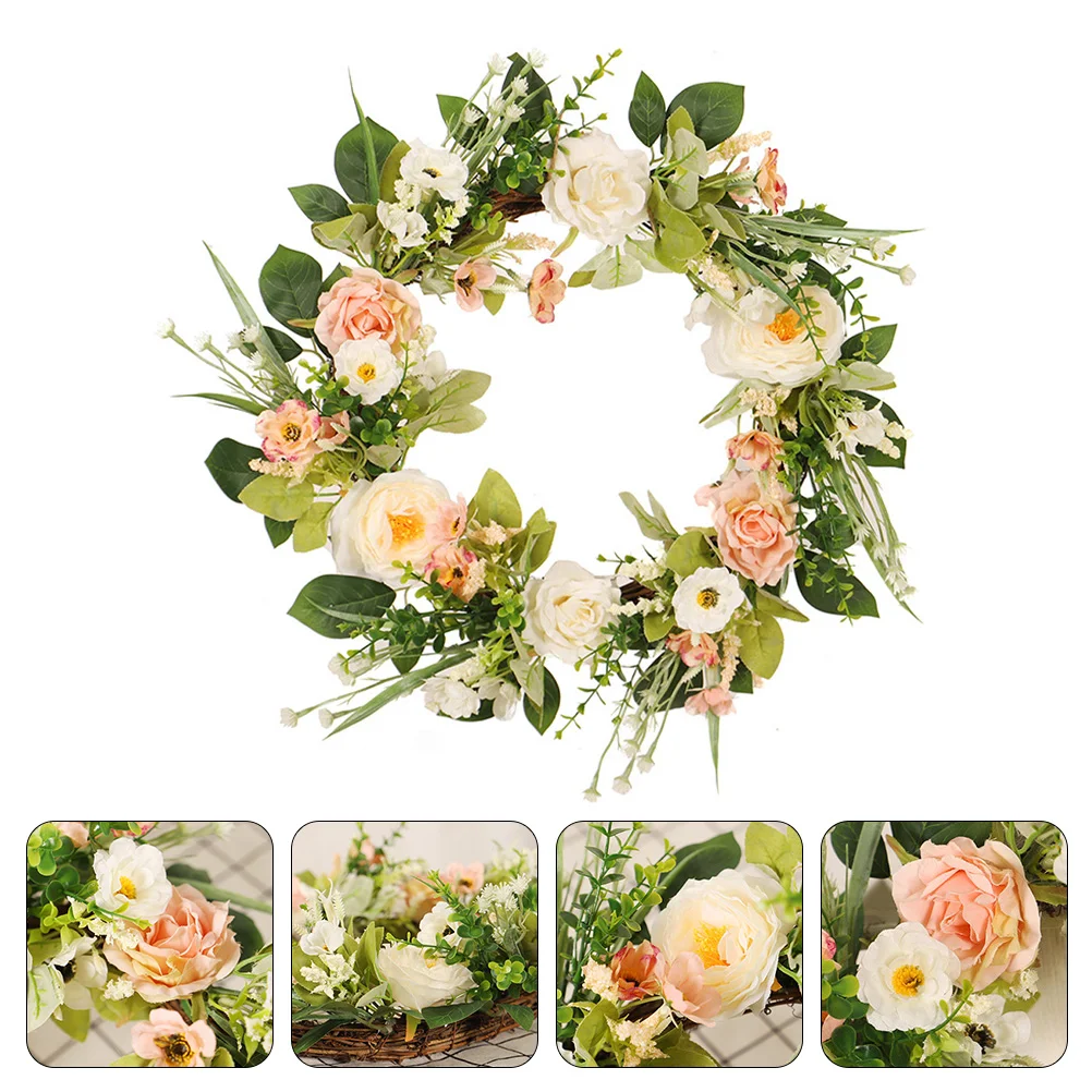 Wreath Door Flower Artificial Spring Floral Summer Garland Rose Hanging Rustic Wreaths Simulation Daisy Holiday Greenery Welcome
Wreath Door Flower Artificial Spring Floral Summer Garland Rose Hanging Rustic Wreaths Simulation Daisy Holiday Greenery Welcome