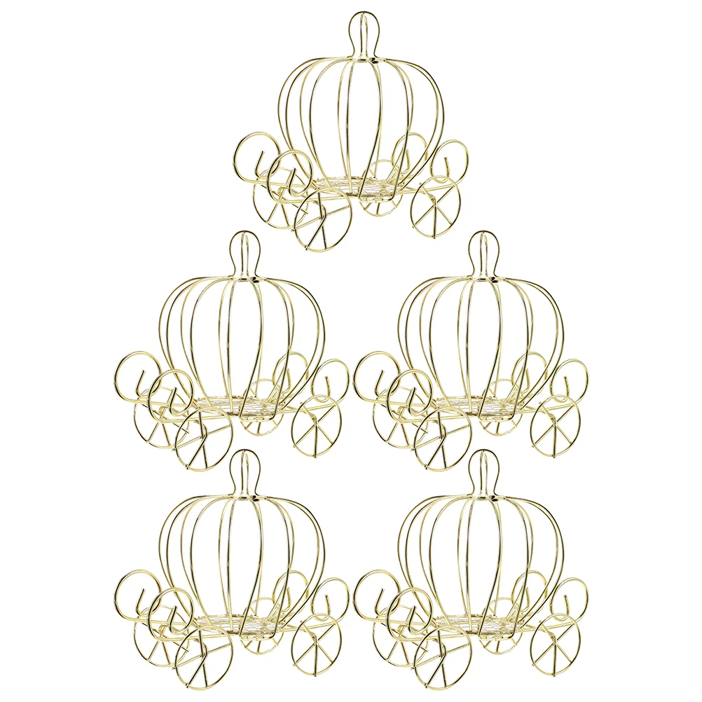 5 Pcs Wedding Table Decor Pumpkin Candy Box Cupcake Decorating Cart Containers Carriage Favor Jewelry
5 Pcs Wedding Table Decor Pumpkin Candy Box Cupcake Decorating Cart Containers Carriage Favor Jewelry